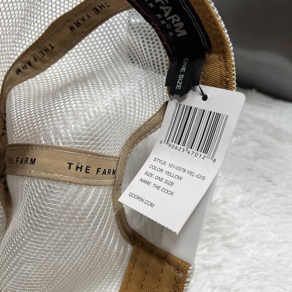 GOORIN BROS ROOSTER YELLOW HAT / TRUCKER HAT FARM - Picture 5 of 5